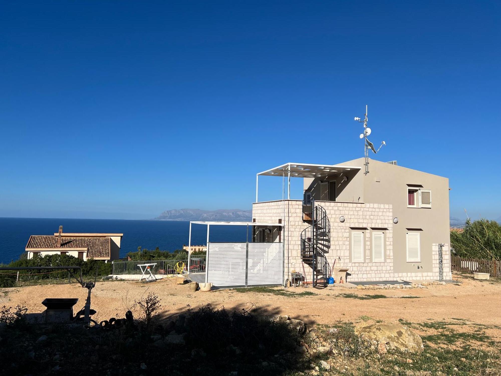 Villa La Finestra Sul Mare Dello Zingaro à Scopello  Extérieur photo